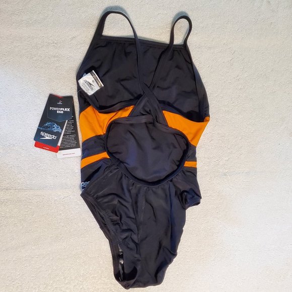 Speedo Women's Swimsuit One Piece PowerFlex Flyback NEW WITH TAGS - Picture 2 of 7